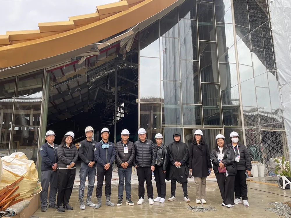 สำนักส่งเสริมอุตสาหกรรรมการแพทย์ครบ ลงพื้นที่ติดตามและตรวจสอบความก้าวหน้าของการรื้อถอนอาคารนิทรรศการไทย (Thailand Pavilion) ณ เกาะยูเมะชิมะ นครโอซากา ประเทศญี่ปุ่น